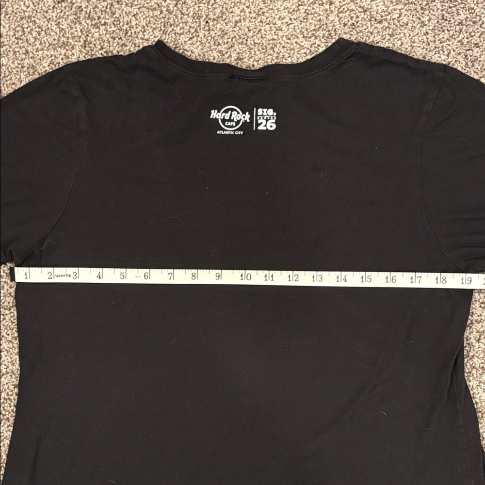 Bon Jovi Limited Edition Sword Heart Logo Hard Rock Cafe Black Tee Size L - Picture 5 of 8